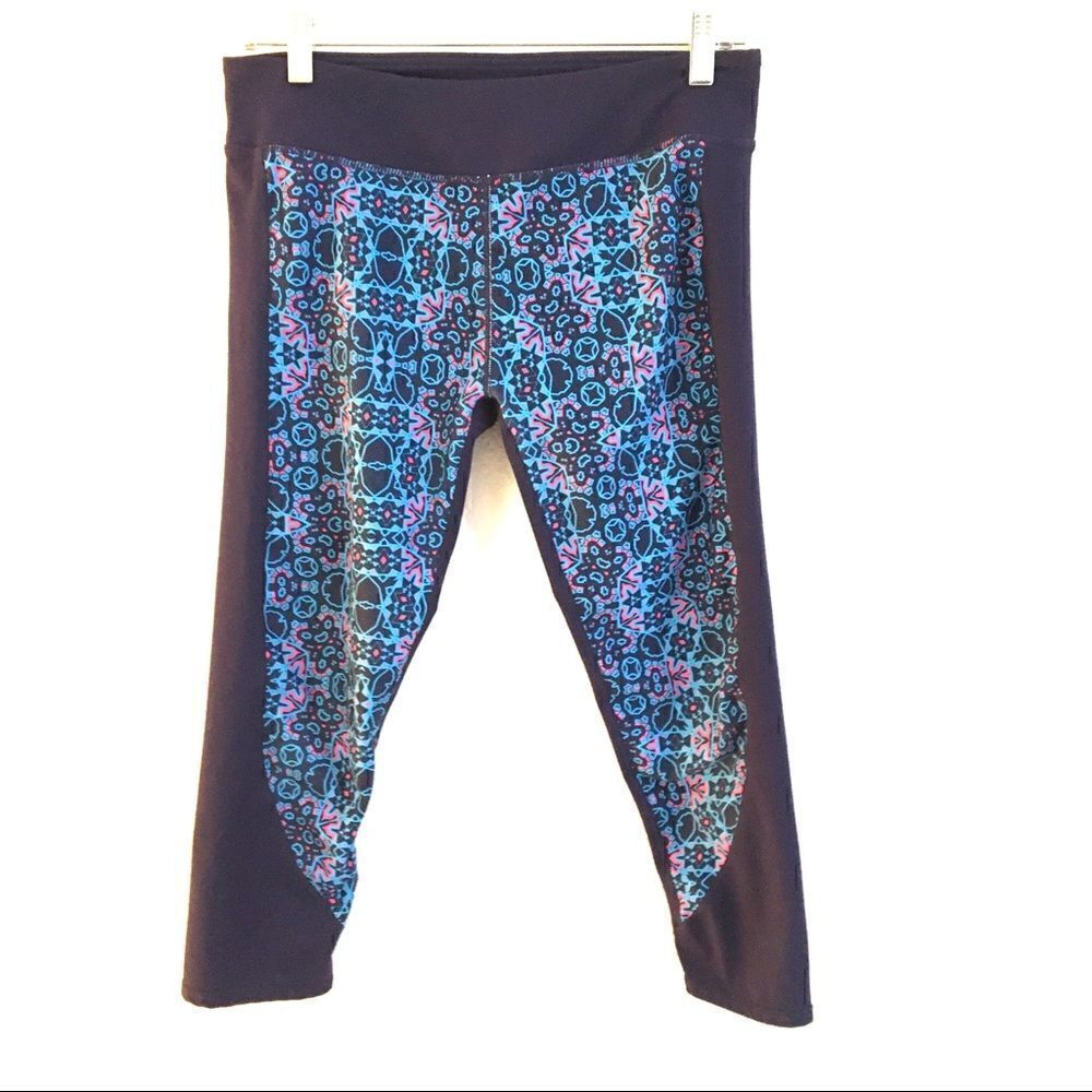 Fabletics patterned cropped leggings S‎
